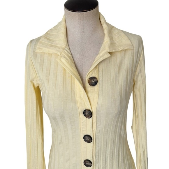 Reformation Benton Knitted Dress in Yellow XS - Picture 5 of 9